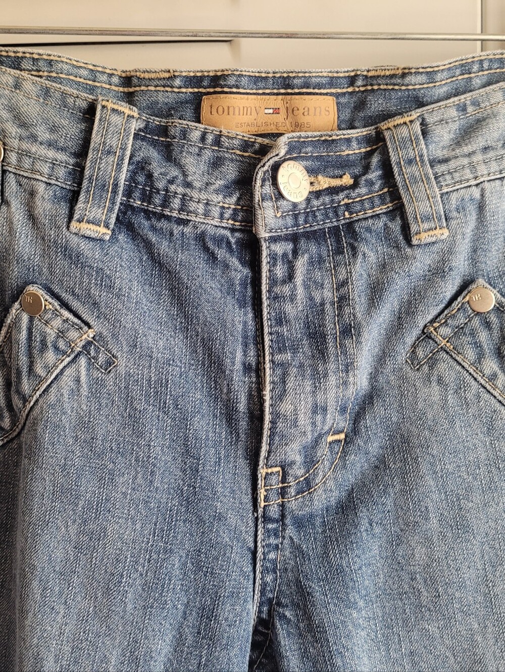Tommy Jeans Classic Blue Denim Jeans Size 9 - Picture 2 of 8